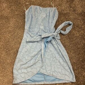 Hello Molly Blue Mini Dress
